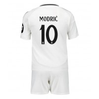 Real Madrid Luka Modric #10 Hemmaställ Barn 2024-25 Korta ärmar (+ Korta byxor)